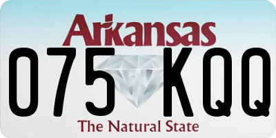 AR license plate 075KQQ