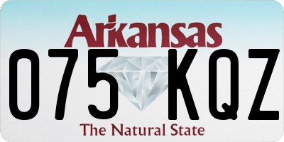 AR license plate 075KQZ
