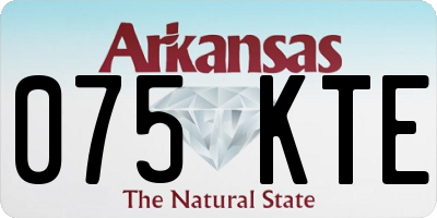 AR license plate 075KTE