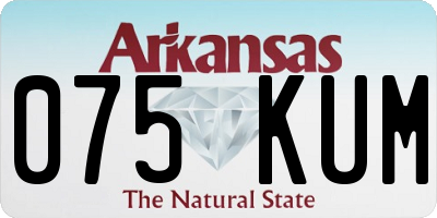 AR license plate 075KUM