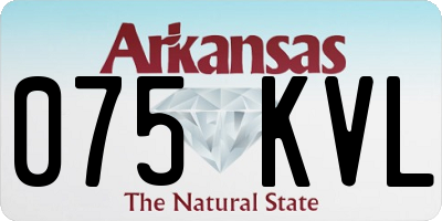 AR license plate 075KVL