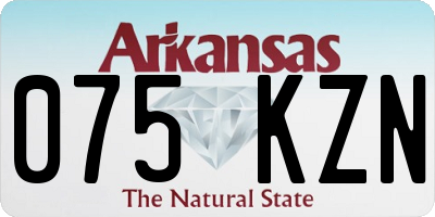 AR license plate 075KZN