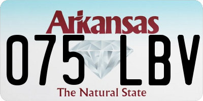 AR license plate 075LBV