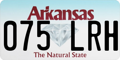 AR license plate 075LRH