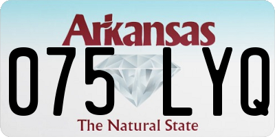 AR license plate 075LYQ