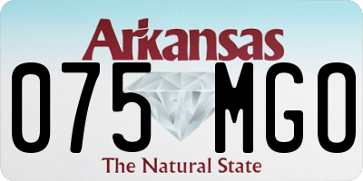 AR license plate 075MGO