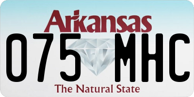 AR license plate 075MHC