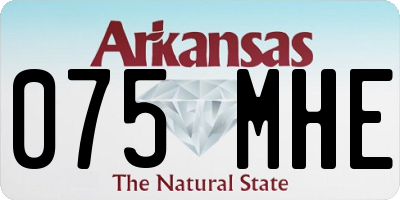 AR license plate 075MHE