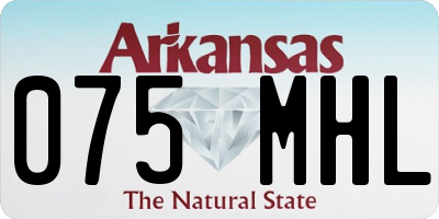 AR license plate 075MHL