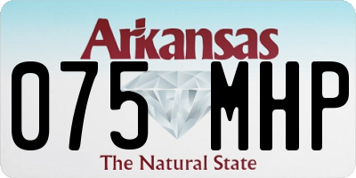 AR license plate 075MHP