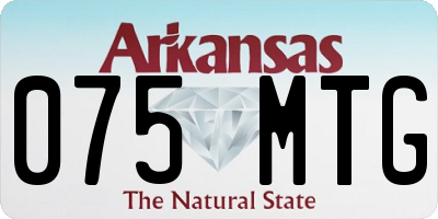 AR license plate 075MTG