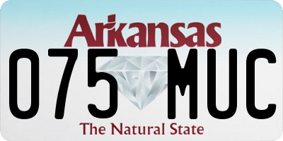 AR license plate 075MUC
