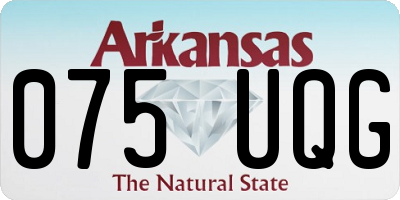 AR license plate 075UQG