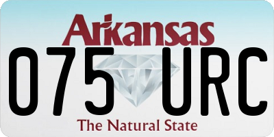 AR license plate 075URC