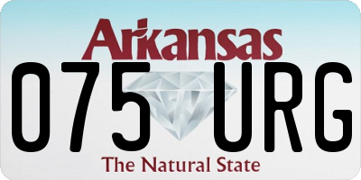 AR license plate 075URG