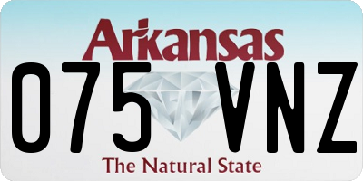 AR license plate 075VNZ