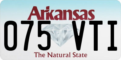 AR license plate 075VTI