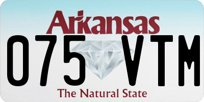 AR license plate 075VTM