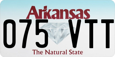 AR license plate 075VTT