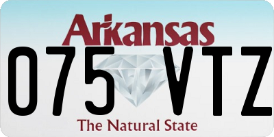 AR license plate 075VTZ