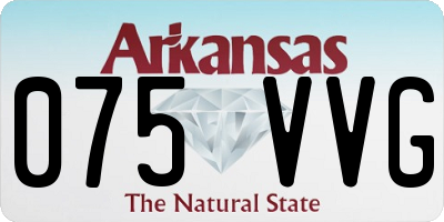 AR license plate 075VVG