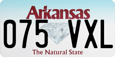 AR license plate 075VXL