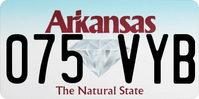 AR license plate 075VYB