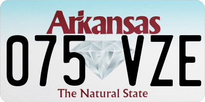 AR license plate 075VZE