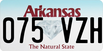 AR license plate 075VZH