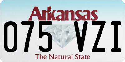 AR license plate 075VZI