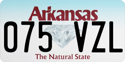 AR license plate 075VZL