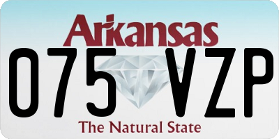 AR license plate 075VZP