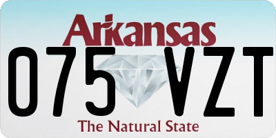 AR license plate 075VZT