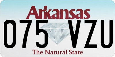 AR license plate 075VZU