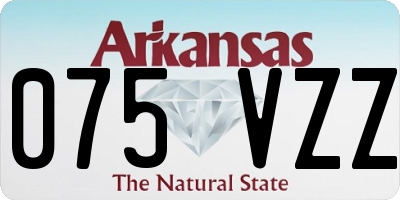 AR license plate 075VZZ
