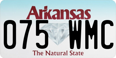AR license plate 075WMC