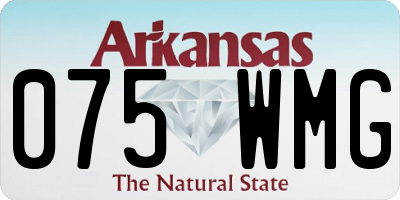AR license plate 075WMG