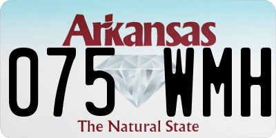 AR license plate 075WMH