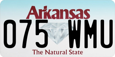 AR license plate 075WMU