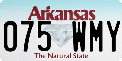 AR license plate 075WMY