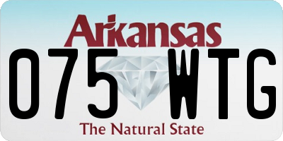 AR license plate 075WTG