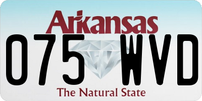 AR license plate 075WVD