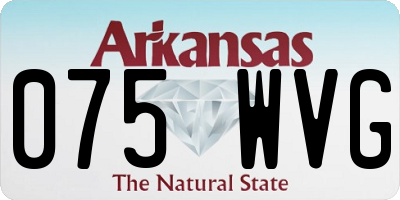 AR license plate 075WVG