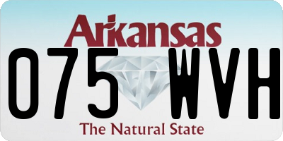 AR license plate 075WVH