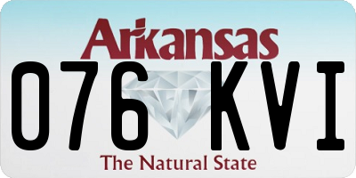 AR license plate 076KVI