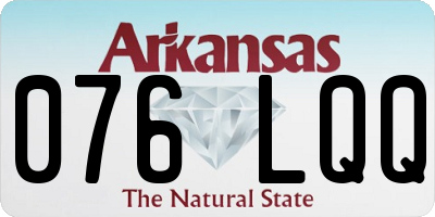 AR license plate 076LQQ