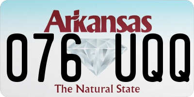 AR license plate 076UQQ