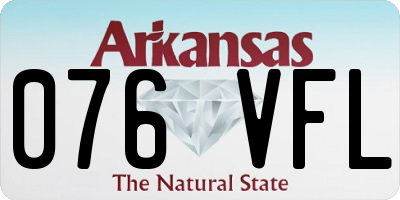 AR license plate 076VFL