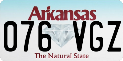 AR license plate 076VGZ
