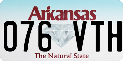 AR license plate 076VTH